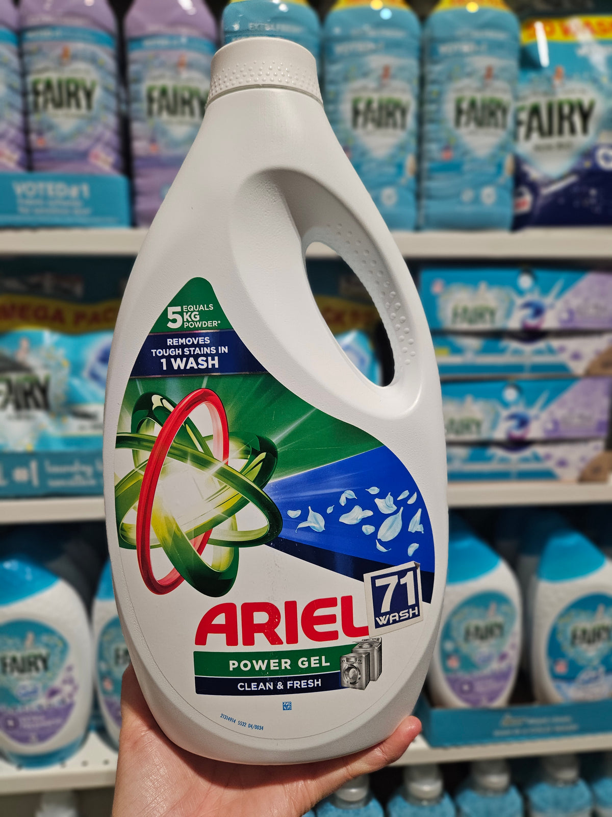 Ariel Power Gel Detergent Clean & Fresh 2.35L 71w