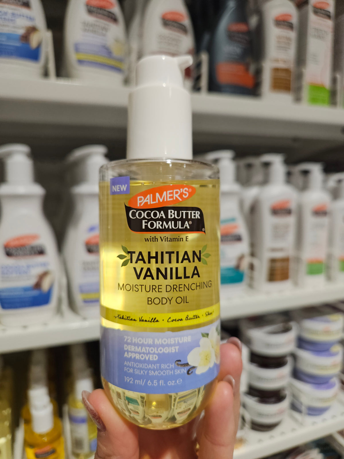 Palmer’s Cocoa Butter Formula Tahitian Vanilla Body Oil 192ml