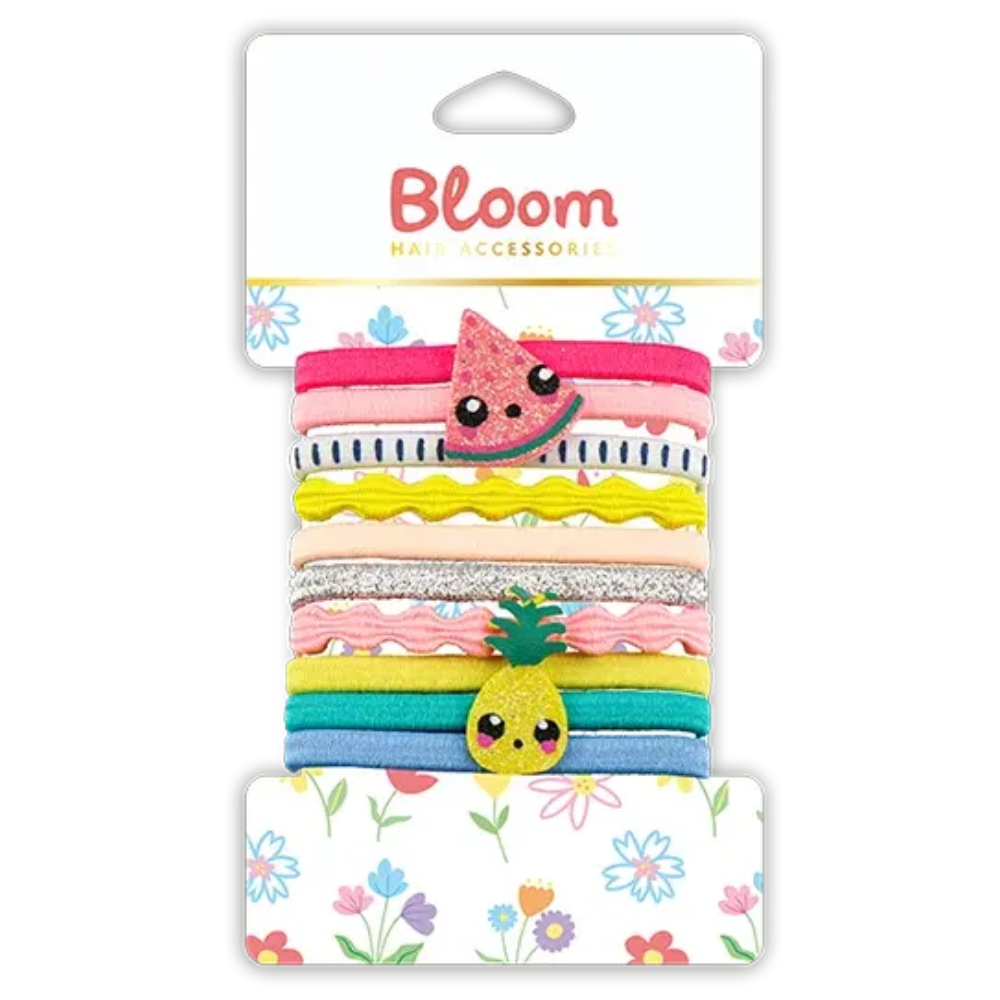 Bloom Hair Accessories Hårstrikke Sett Div.Typer