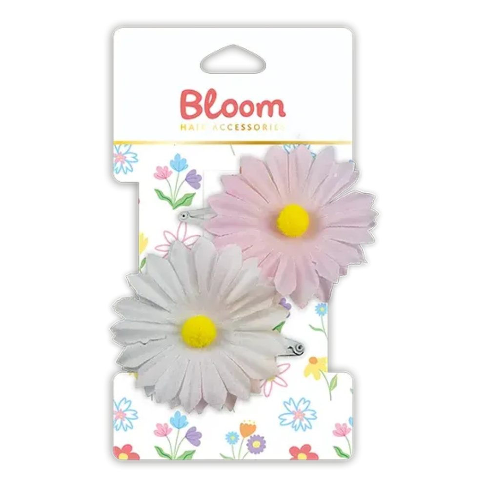 Bloom Hair Accessories Hårspenner med Blomster 2pk