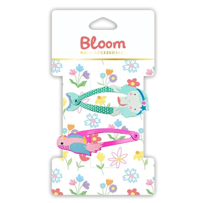 Bloom Hair Accessories Hårspenner med Frukt og Figurer 2pk Div.Typer