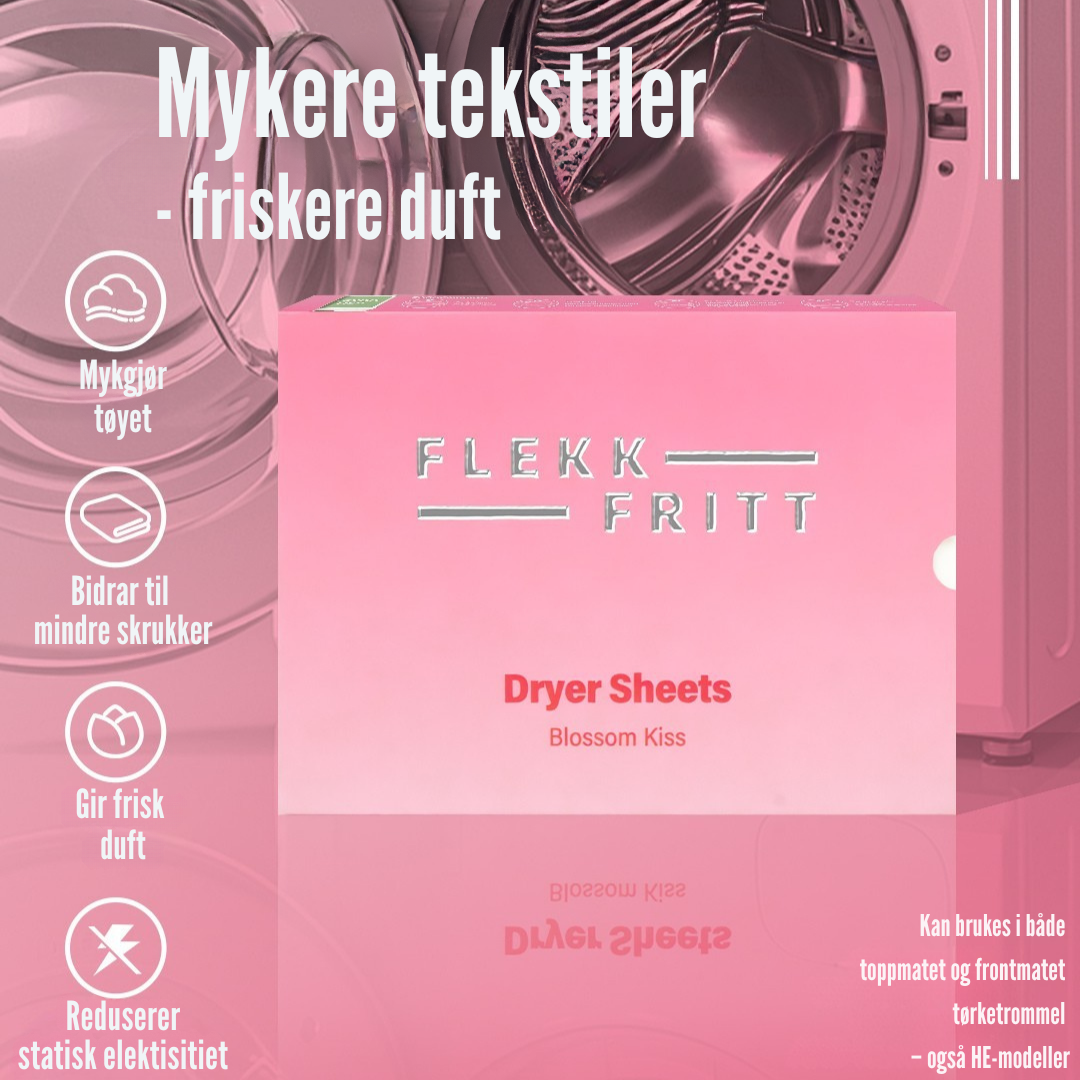 Flekkfritt Tørketrommelark Blossom Kiss 40 stk