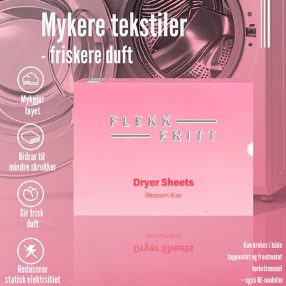 Flekkfritt Tørketrommelark Blossom Kiss 40 stk