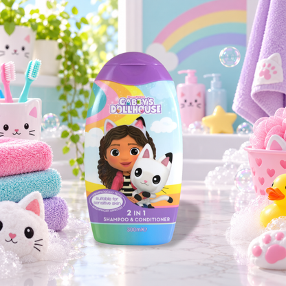 Gabby's Dollhouse 2in1 Shampoo & Conditioner 300ml