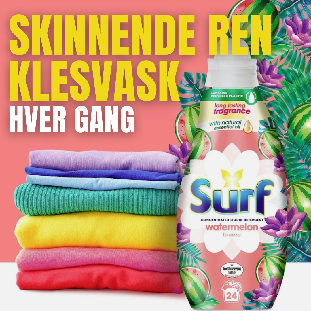 Surf Concentrated Liquid Detergent Watermelon Breeze 24w 648ml