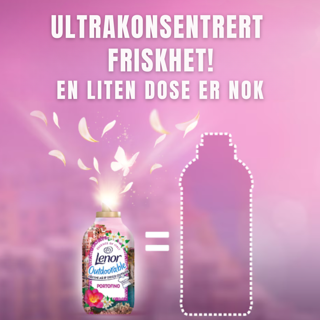 Lenor Tøymykner Outdoorable Portofino 69w 966ml