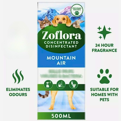 Zoflora Multi Purpose Cleaner Pet Fresh Mountain Air 500ml