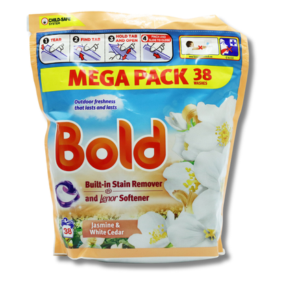 Bold All-in-1 Pods Jasmine & White Cedar 38 vask