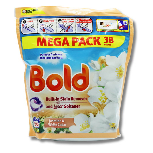 Bold All-in-1 Pods Jasmine & White Cedar 38 vask