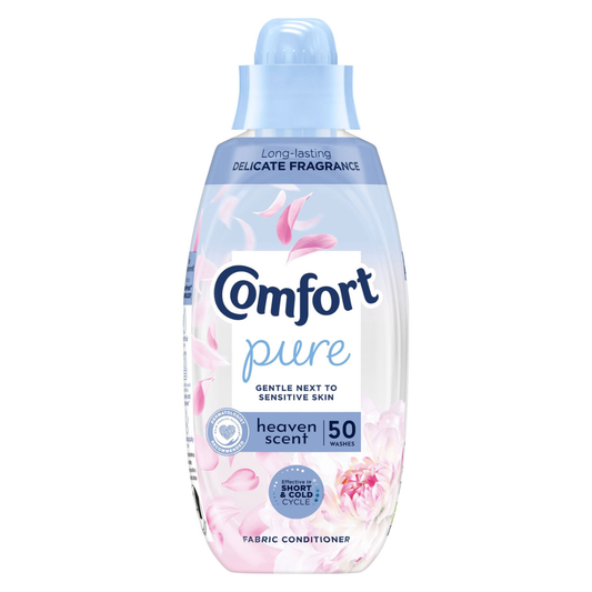 Comfort Pure Fabric Softener Heaven Scent 750ml 50w