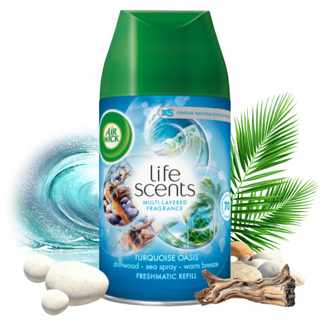 Airwick Freshmatic Refill Turquoise Oasis 250ml