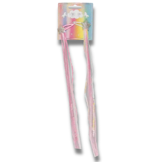 BE-YOU-TIFUL Rainbow Hårspenner med Hårextensions til Barn 2pk
