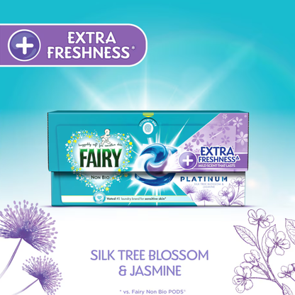 Fairy Non Bio Platinum Pods Silk Tree Blossom & Jasmine 29w