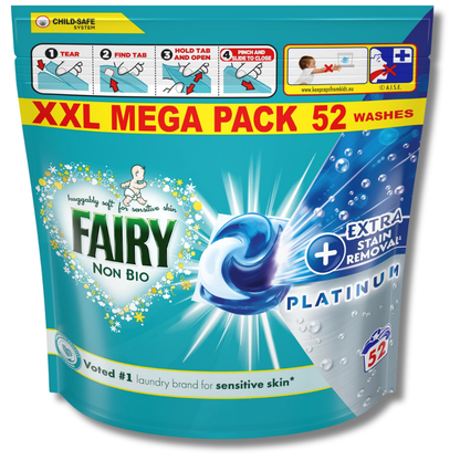 Fairy Platinum Non Bio Pods 52w