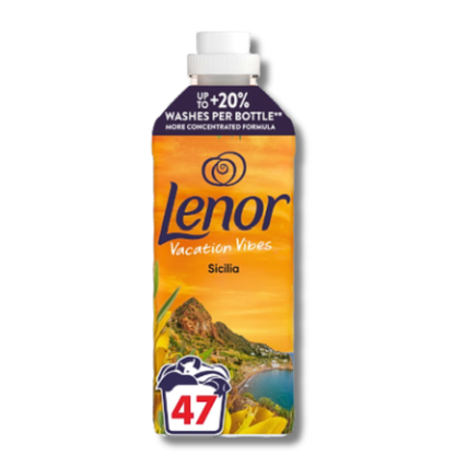 Lenor 47W 987ml Fabric Softener Vacation Vibes Sicilia
