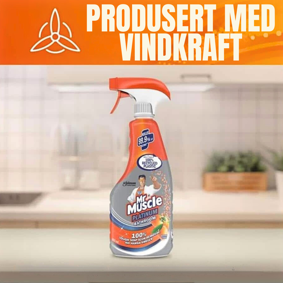 Mr. Muscle Platinum Bathroom Spray Mandarin Orange 500ml