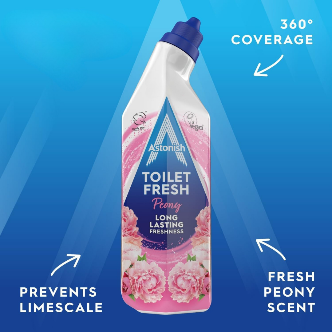Astonish Toilet Gel Peony 750ml