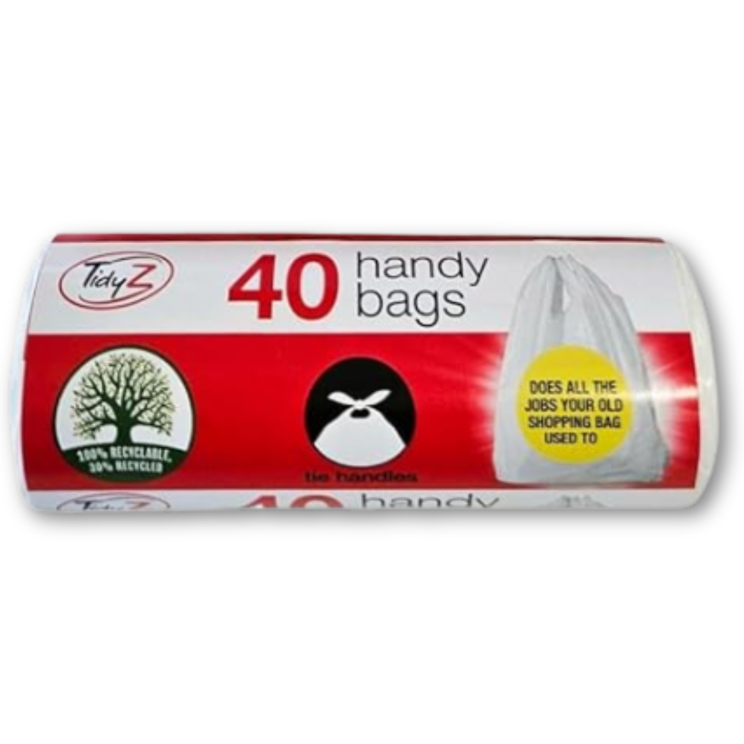 Tidyz Søppelposer med Knytehåndtak 15L 40pk