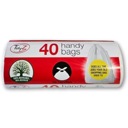Tidyz Søppelposer med Knytehåndtak 15L 40pk