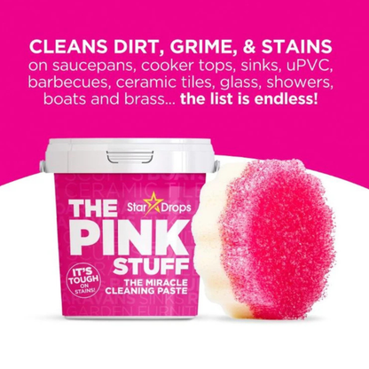 The Pink Stuff Miracle Cleaning Paste Kit 850g + Squeezy Dual