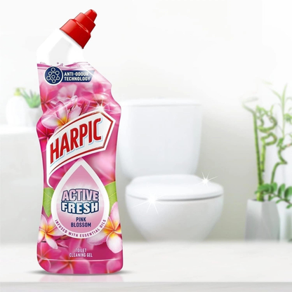 Harpic Active Fresh Pink Blossom Toilet Gel 750ml