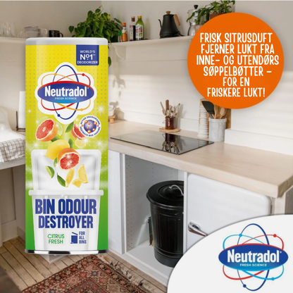 Neutradol Dustbin Odour Destroyer Citrus Fresh 350g