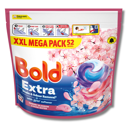 Bold Platinum All-in-1 Pods Cherry Blossom & Rose Water 52 vask
