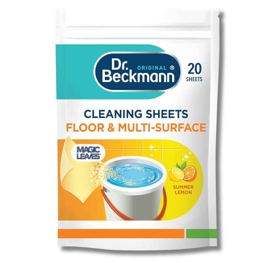 Dr. Beckmann Floor & Multi Surface Cleaning Sheets Summer Lemon 20pk
