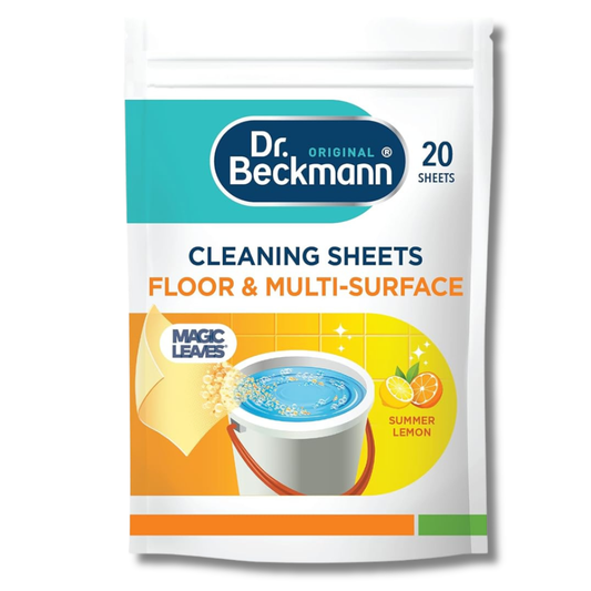 Dr. Beckmann Floor & Multi Surface Cleaning Sheets Summer Lemon 20pk
