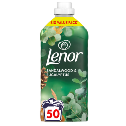 Lenor Fabric Softener Sandalwood & Eucalyptus 50w 1.65L