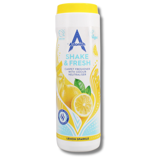 Astonish Shake & Fresh Carpet Freshener Lemon Sparkle 350g