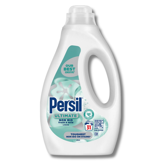 Persil Ultimate Non Bio Liquid Laundry Detergent Fresh & Mild 837ml 31w