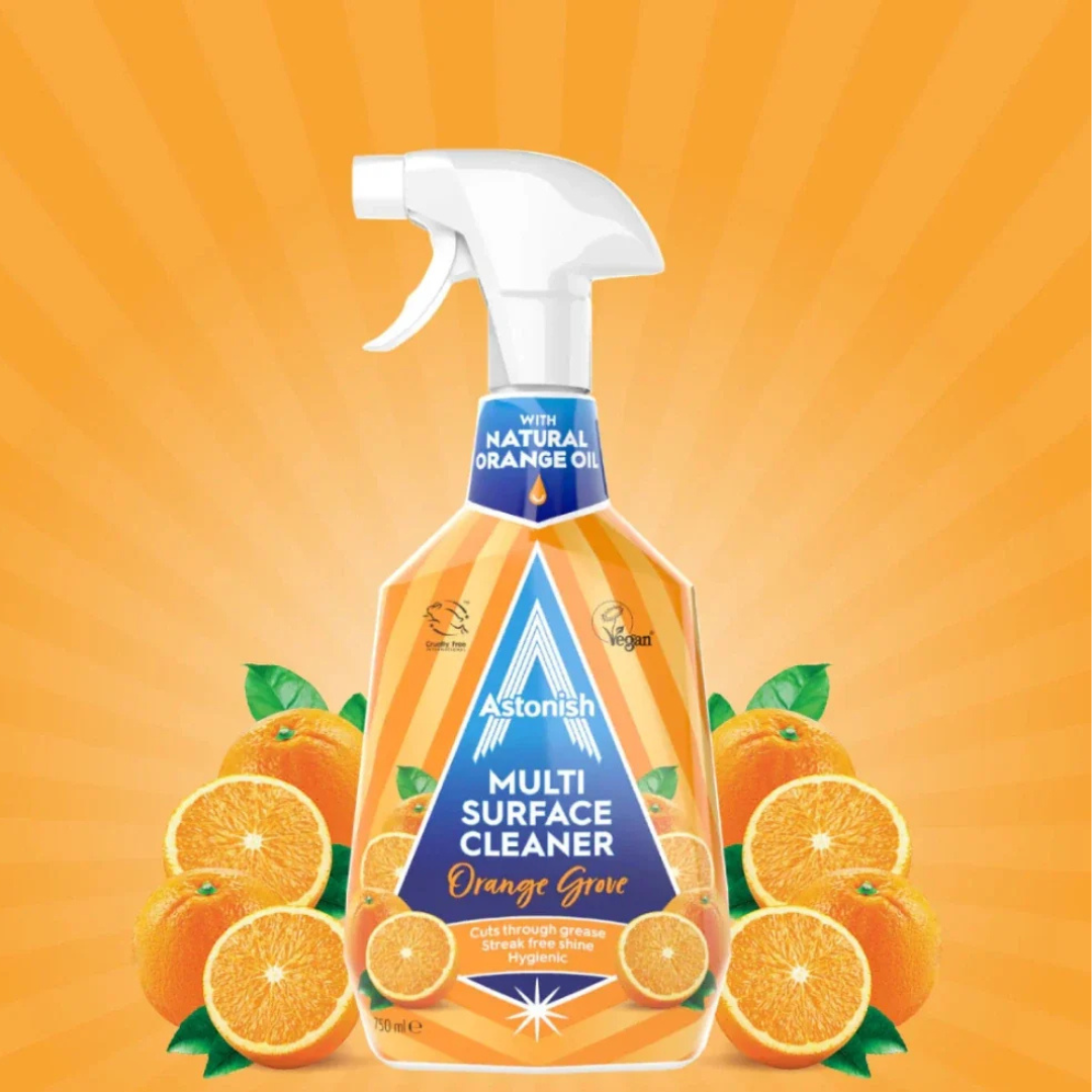 Astonish Surface Cleanser Spray Orange Grove 750ml