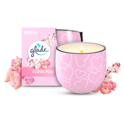 Glade Fragranced Candle I Love You 108g