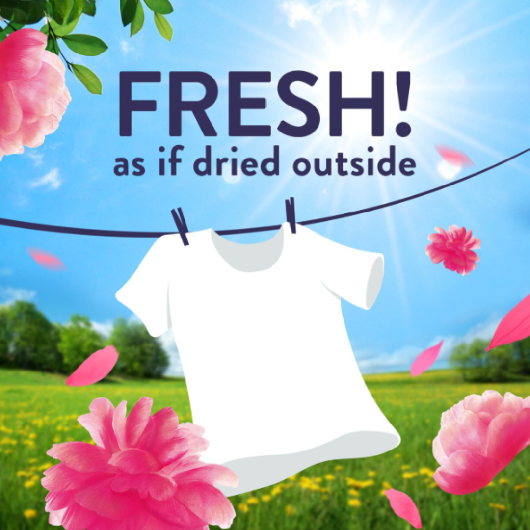 Lenor 50w 700ml Tøymykner Fresh Air Effect Pink Blossom