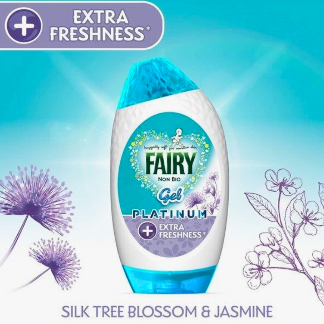 Fairy Non Bio Washing Gel Silk Tree Blossom & Jasmine 891ml 27w