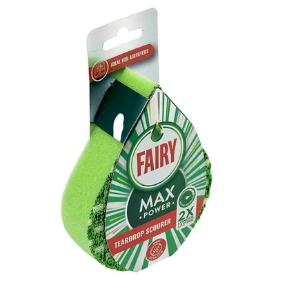 Fairy Max Power Teardrop Scourer 1pk