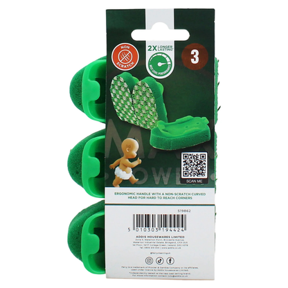 Fairy Max Power Dish Brush Refill 3pk