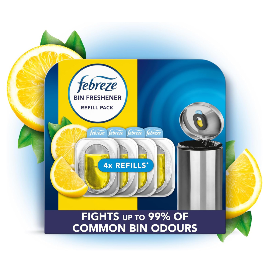 Febreze Bin Freshener Refill Pack Citrus Fresh 4pk