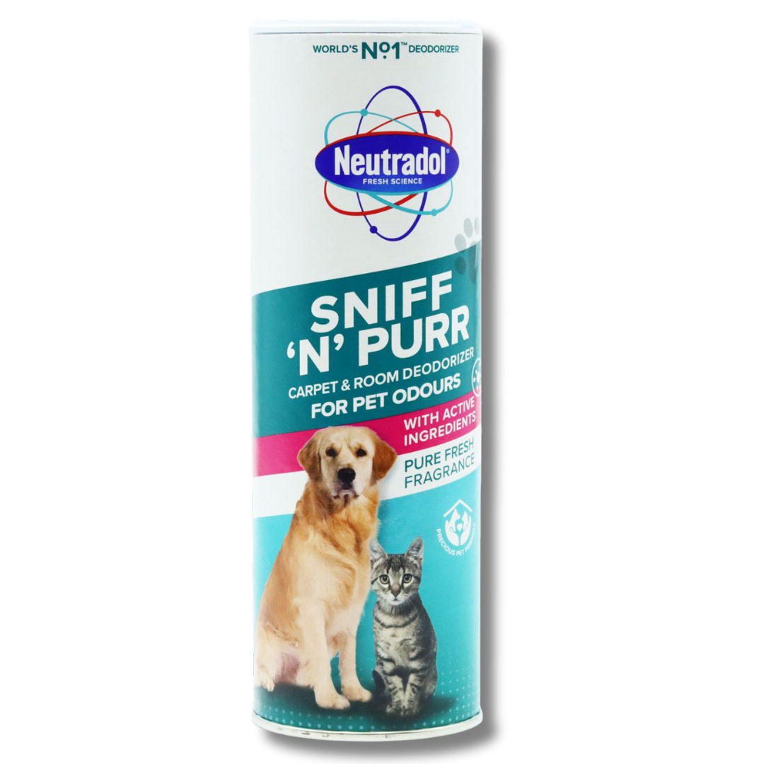 Neutradol Sniff ’n’ Purr Carpet & Room Deodorizer for Pet Odours 525g