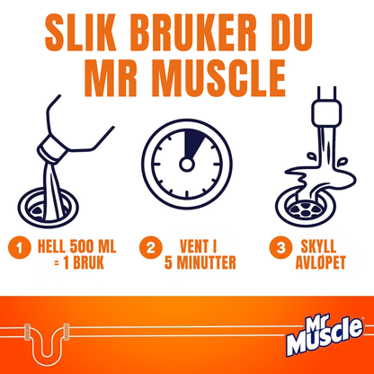 Mr. Muscle Drain Foamer Odour Eliminator 500ml