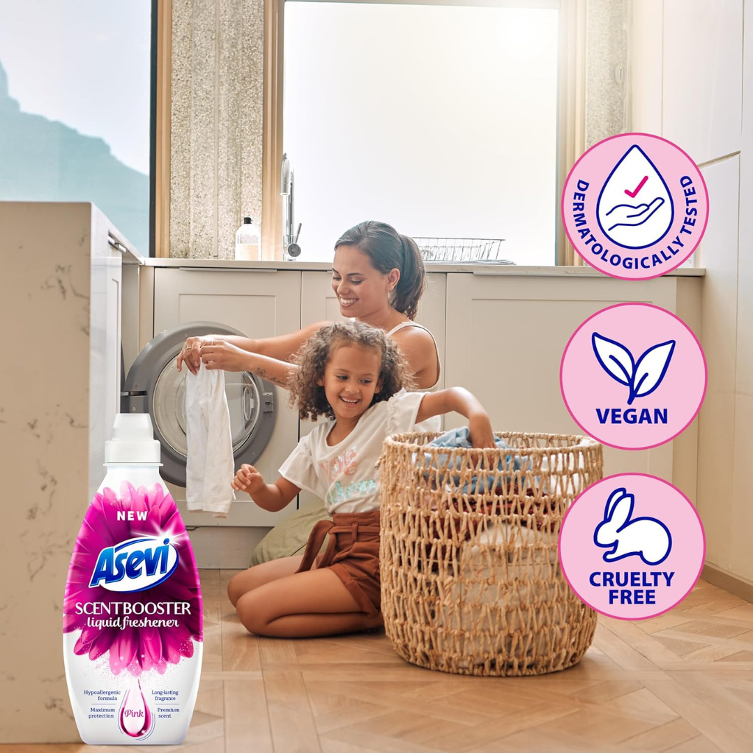 Asevi Scent Booster Liquid Freshener Pink 720ml