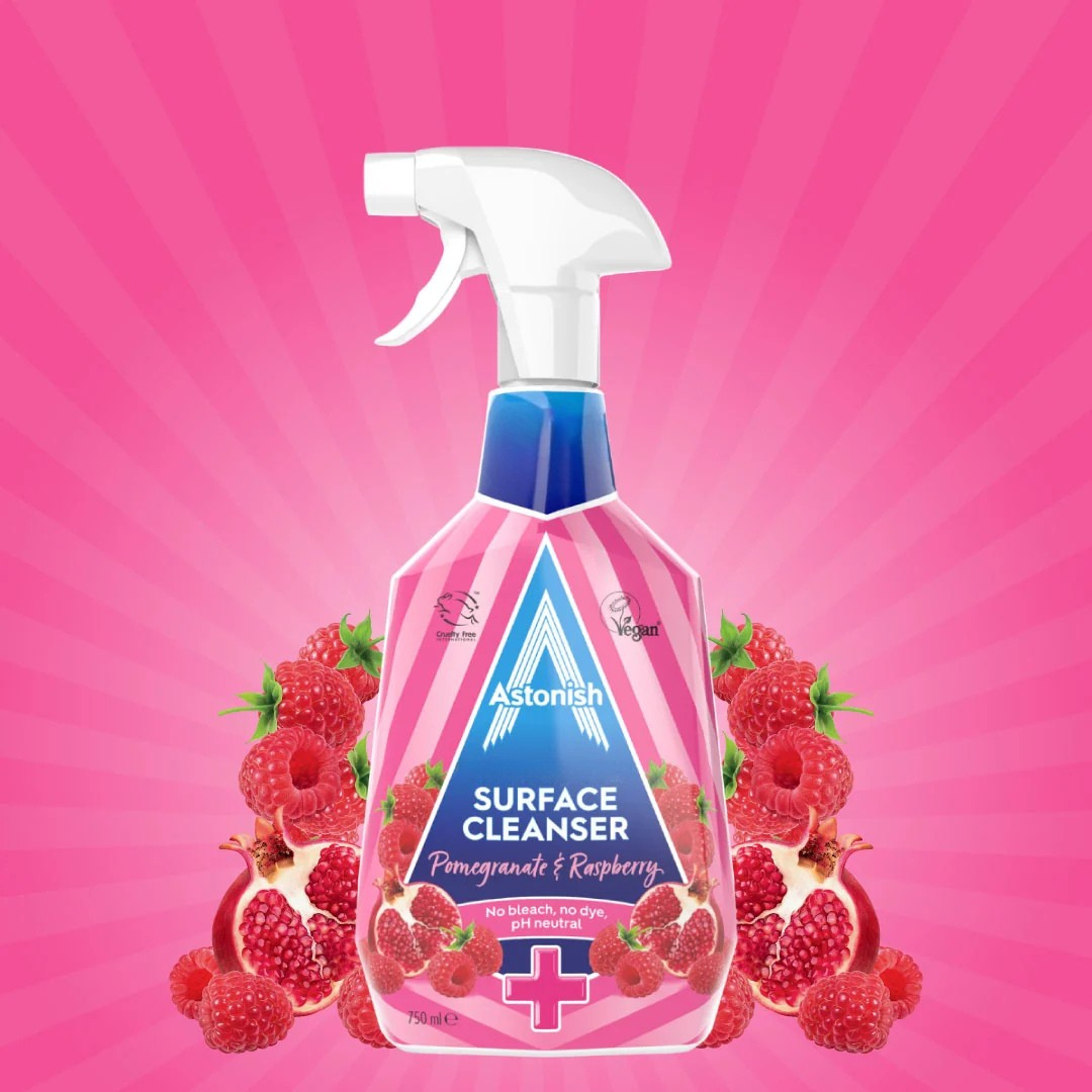 Astonish Surface Cleanser Spray Pomegranate & Raspberry 750ml
