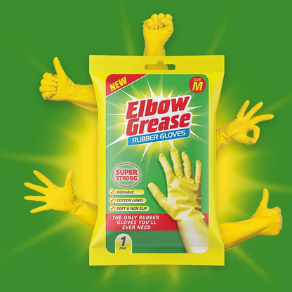 Elbow Grease Rubber Gloves str.L 1 par