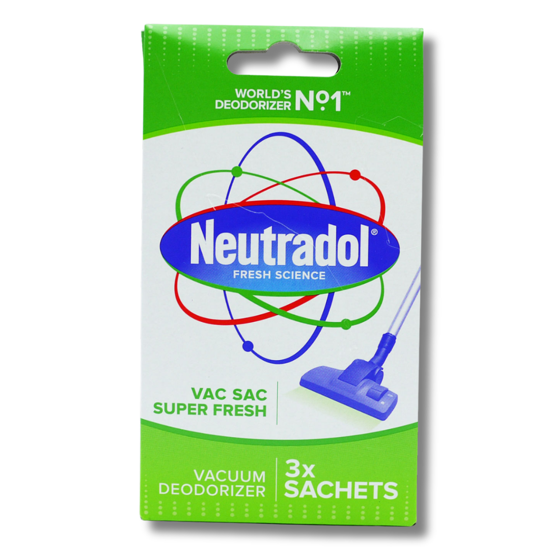 Neutradol Vac Sac Super Fresh Vacuum Deodorizer 3pk