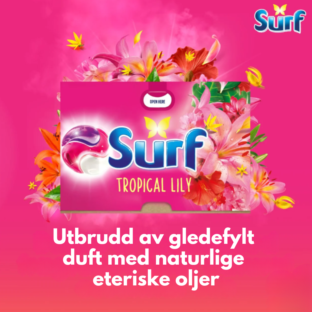 Surf 3-i-1 Capsules Tropical Lily 15w