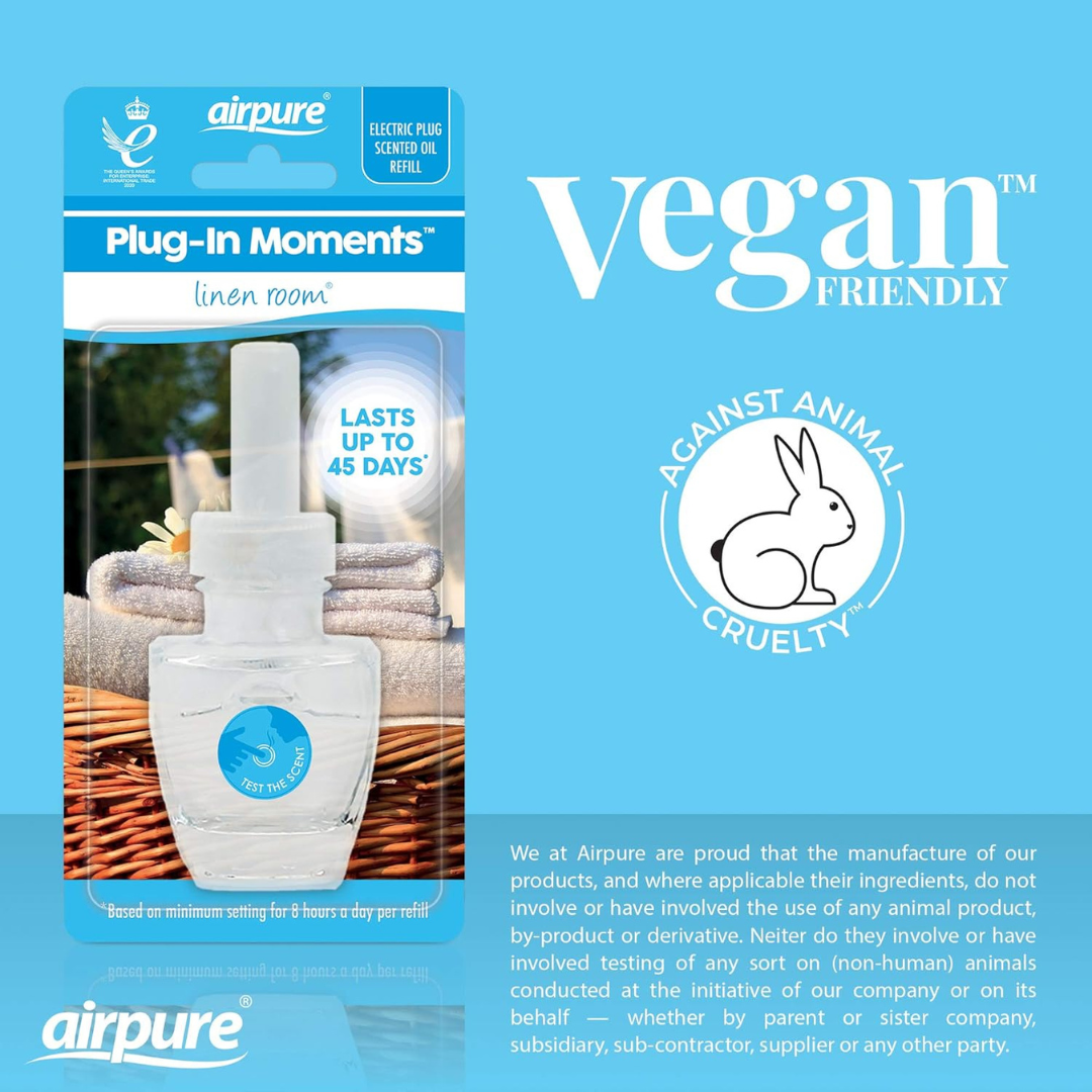 Airpure Plug In Moments Refill Linen Room 20ml