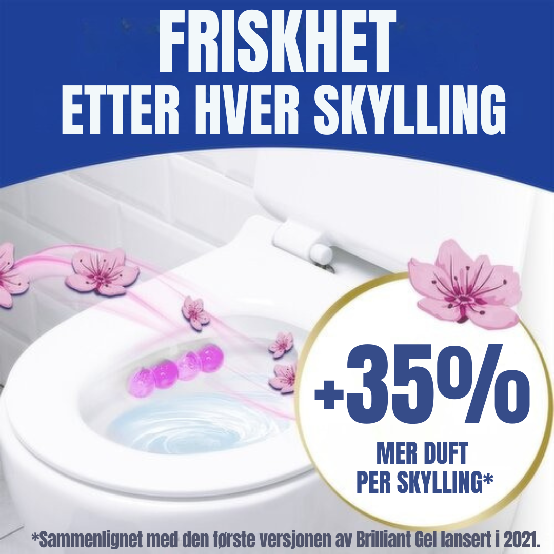 Bloo Brilliant Gel Toilet Rens Spring Rain 42g