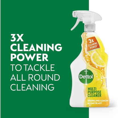 Dettol Multi Purpose Cleaner Spray Sparkling Lemon & Lime Burst 1L