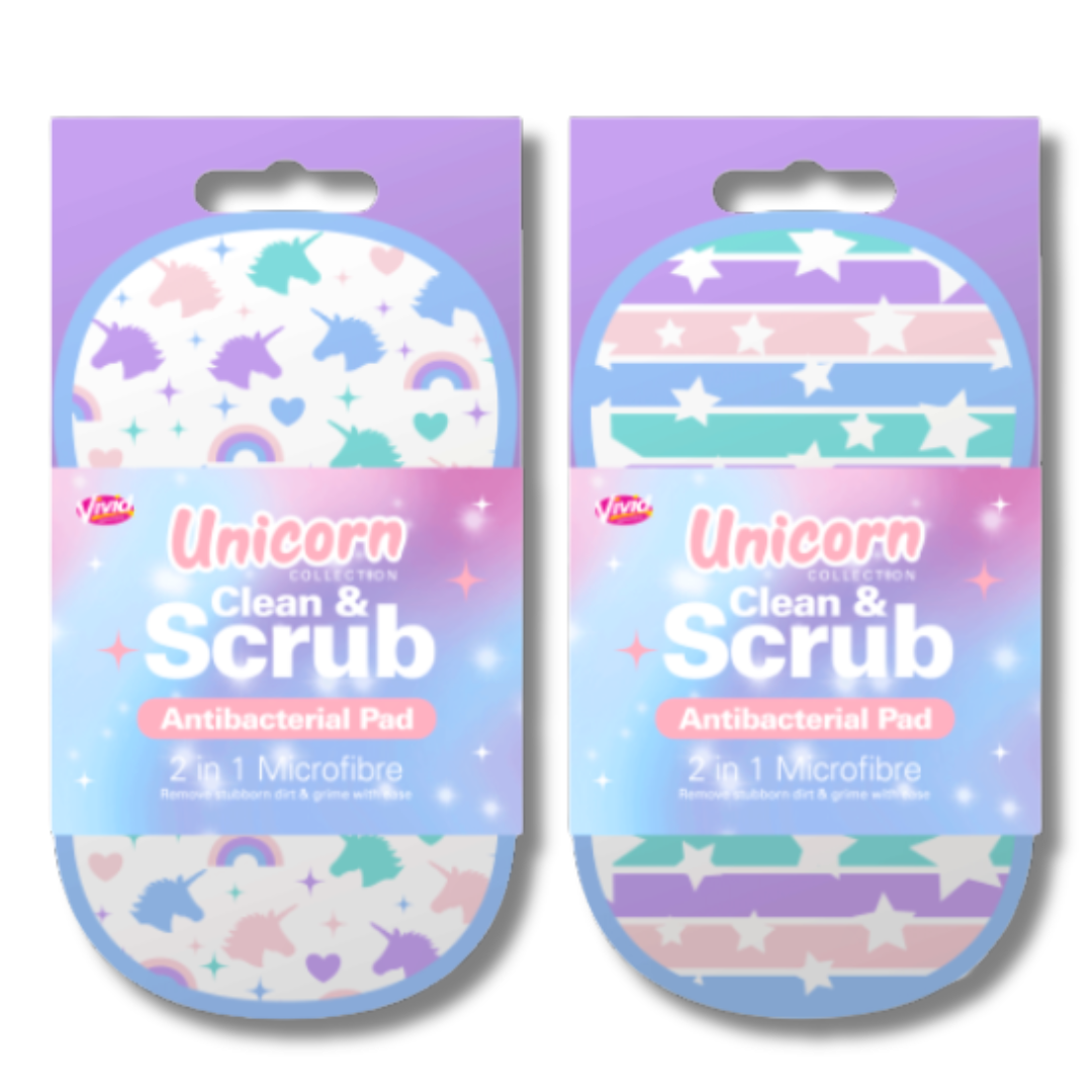 Vivid Unicorn Scrub Pad 1pk